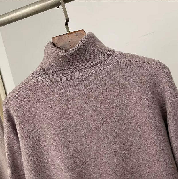 Contour Knit Set with Faux Fur Cuffs