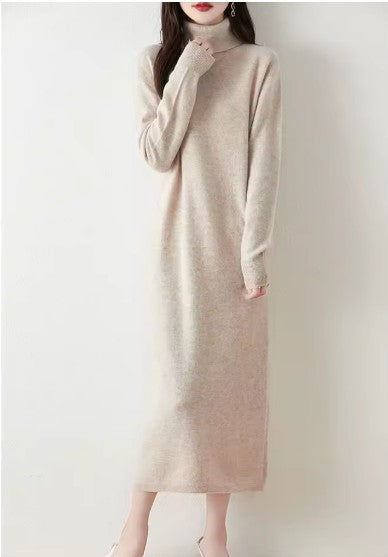 Contour Merino Wool Midi Dress