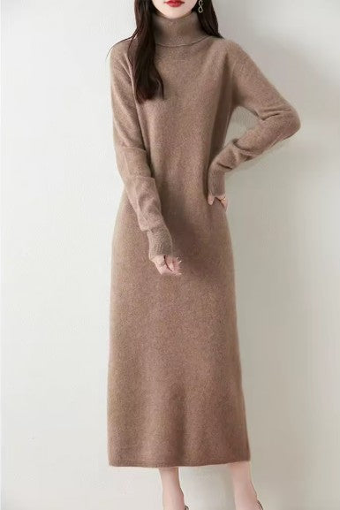 Contour Merino Wool Midi Dress