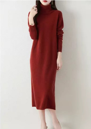 Contour Merino Wool Midi Dress