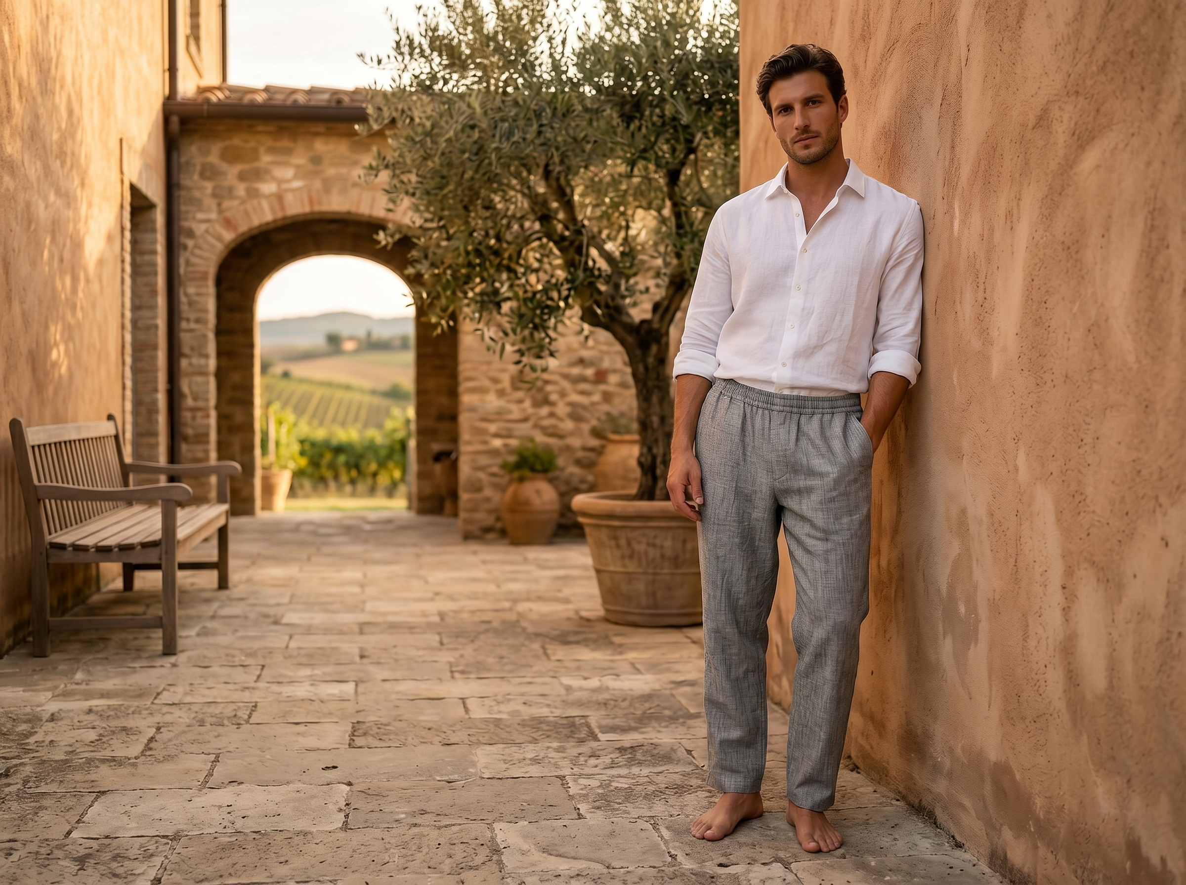 Coastal Linen Trousers