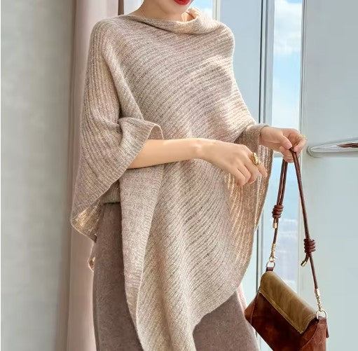Merino Wool Shimmer Cape