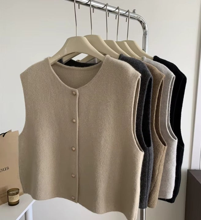 Wool Knit Vest
