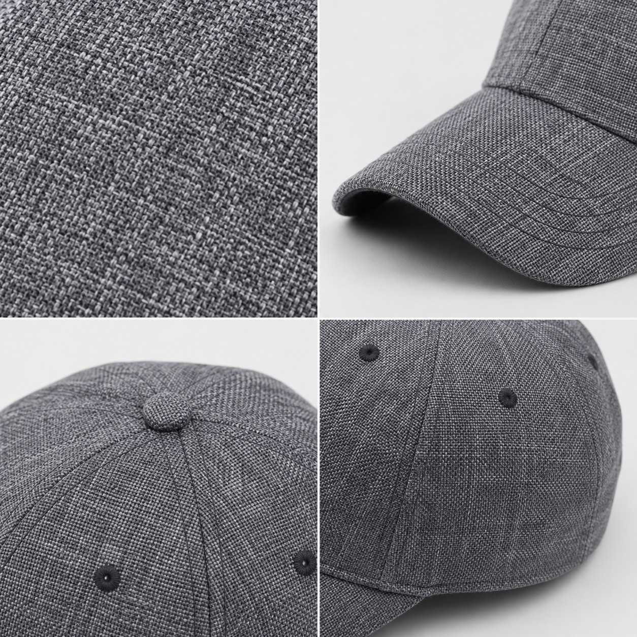 Linen Texture Summer Cap