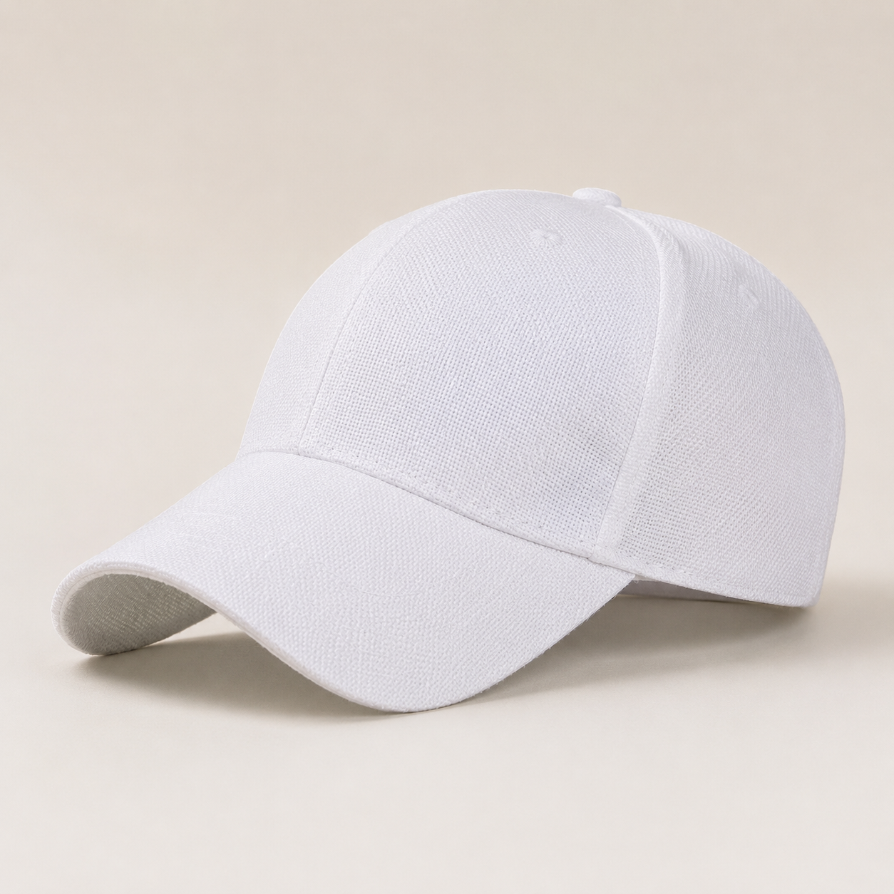 Linen Texture Summer Cap