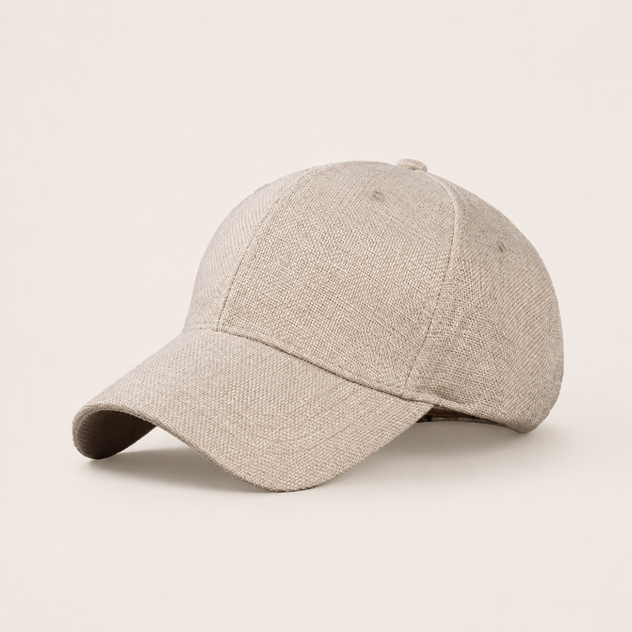 Linen Texture Summer Cap