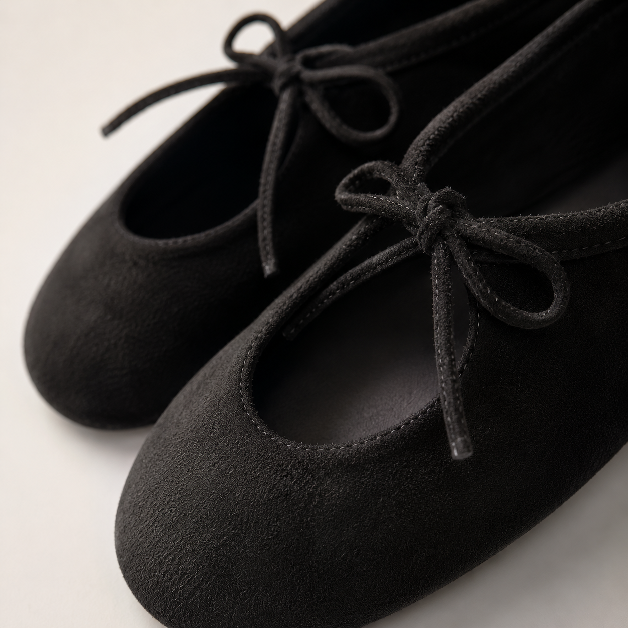 Women’s Mary Jane Ballet Flats with Suede Finish