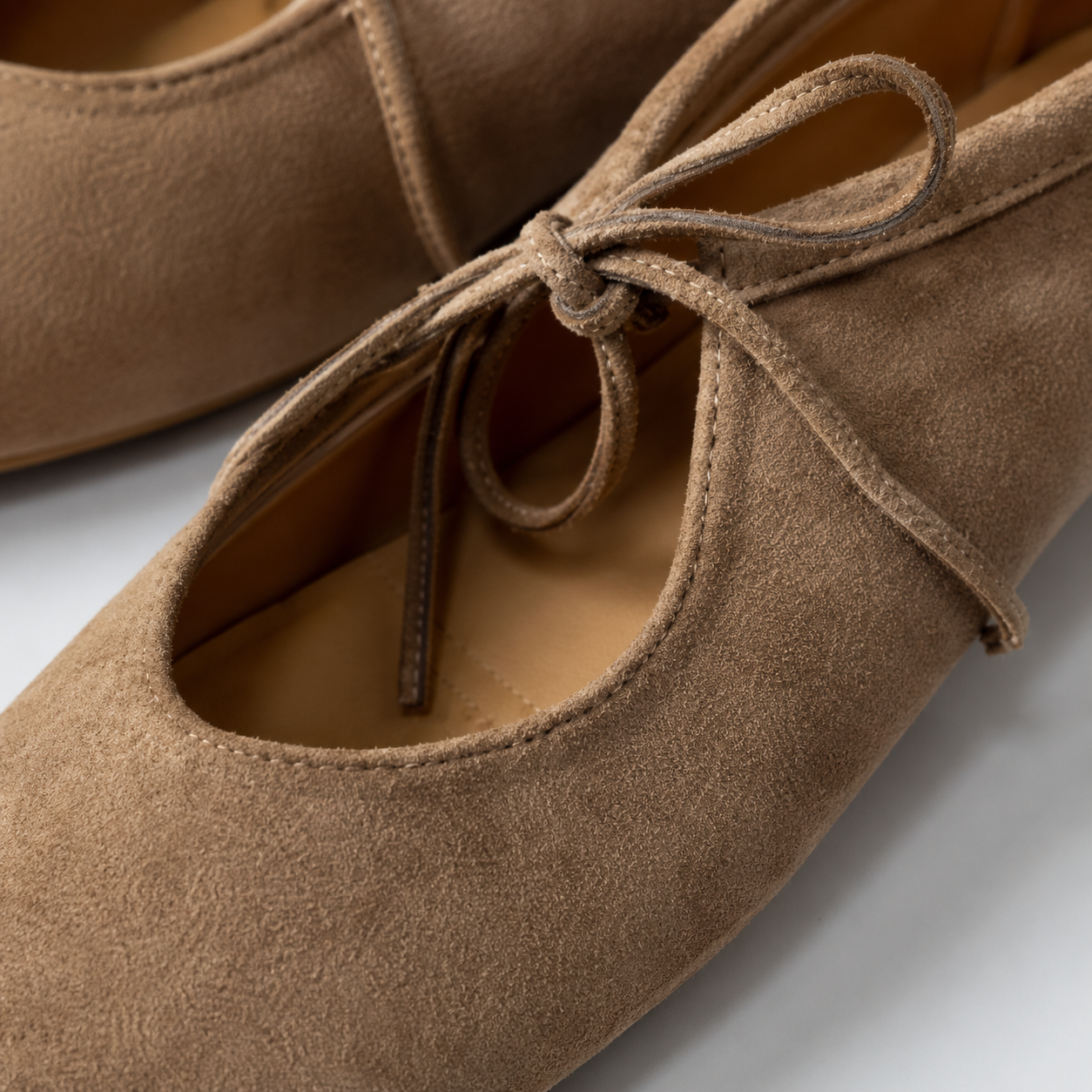 Women’s Mary Jane Ballet Flats with Suede Finish