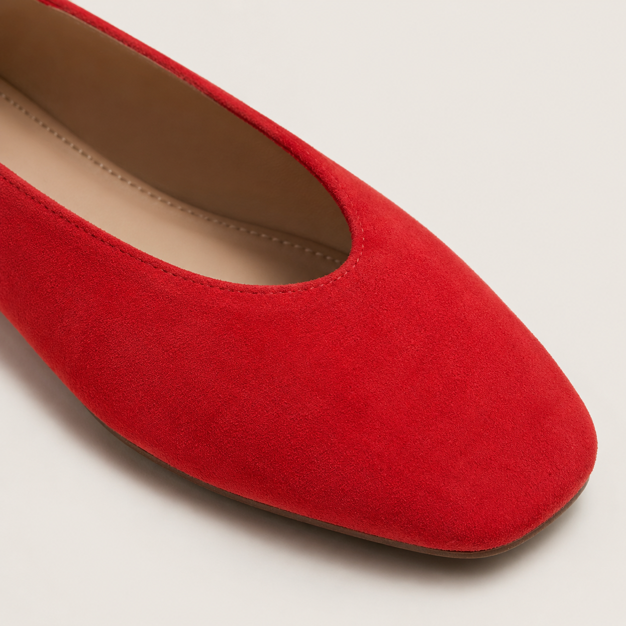 Women’s Suede-Finish Ballet Flats