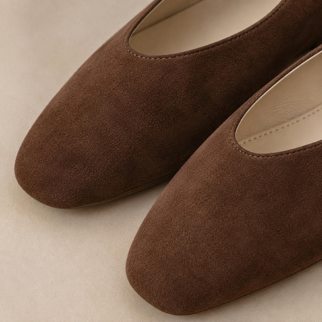 Women’s Suede-Finish Ballet Flats