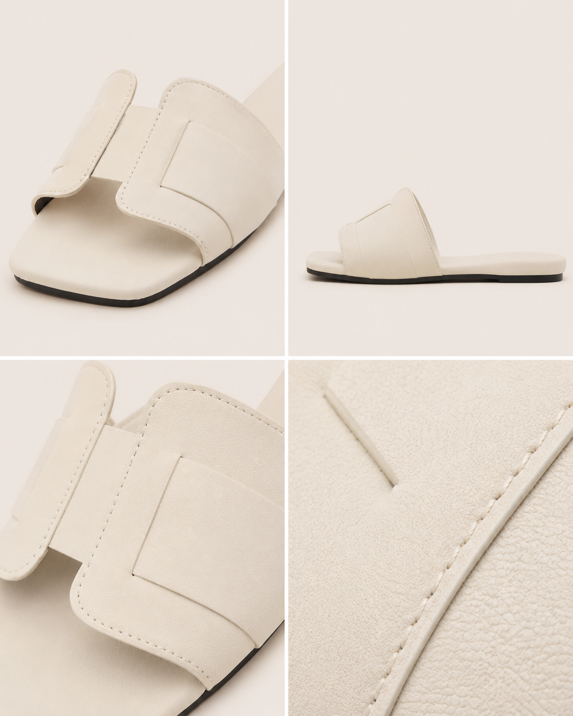 Soft Earth Flat Sandals with Wide Straps (Cópia)