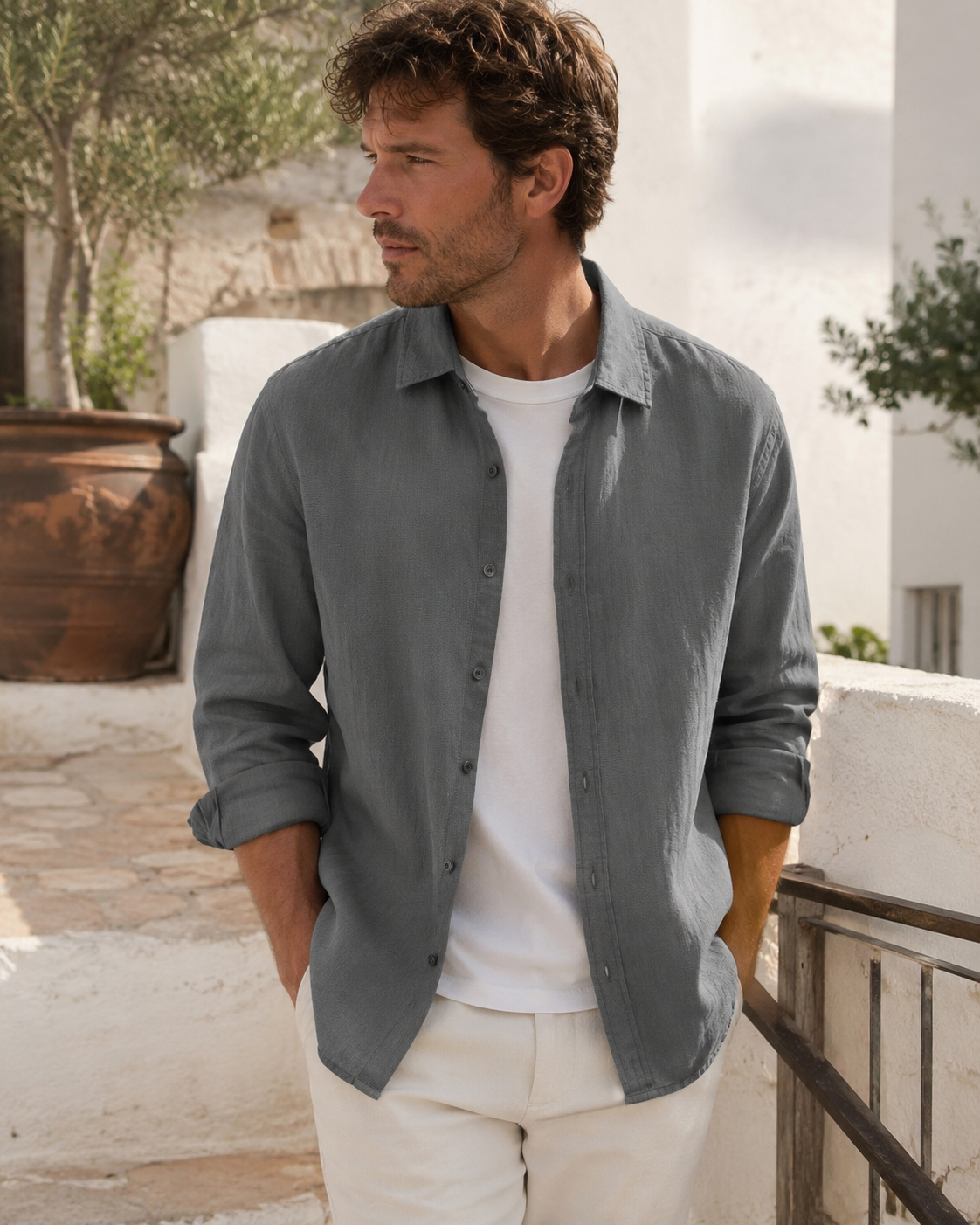 LINEN SORRENTO SHIRT