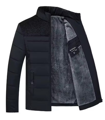 Men’s Puffer Jacket with Plush Lining