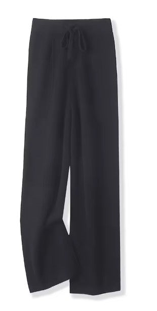 Merino Wool Wide-Leg Trousers