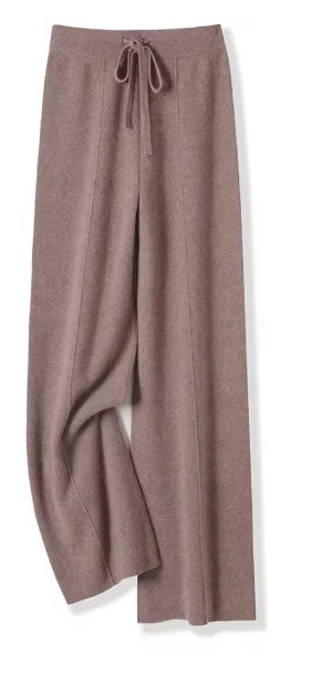 Merino Wool Wide-Leg Trousers