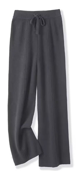 Merino Wool Wide-Leg Trousers