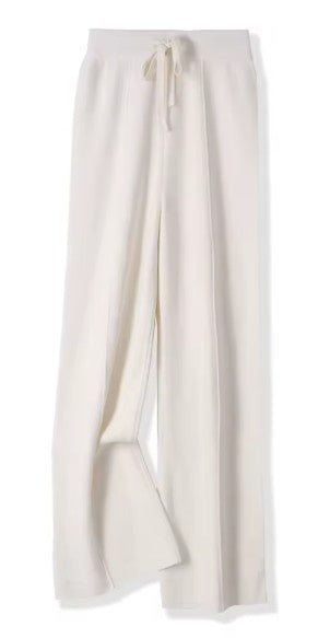 Merino Wool Wide-Leg Trousers