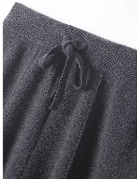 Merino Wool Wide-Leg Trousers