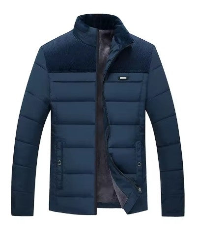 Men’s Puffer Jacket with Plush Lining