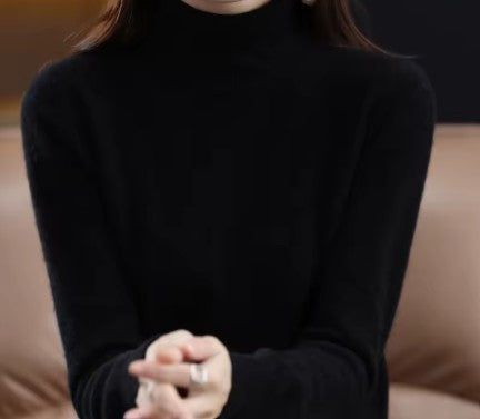 Merino Wool Turtleneck Sweater
