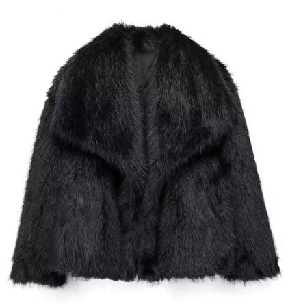 Heritage Faux Fur Coat