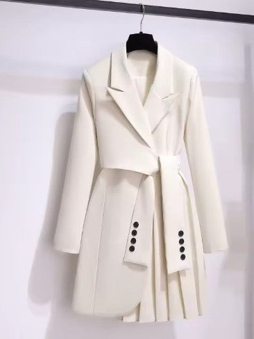 Combed Wool Feminine Overcoat