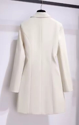 Combed Wool Feminine Overcoat