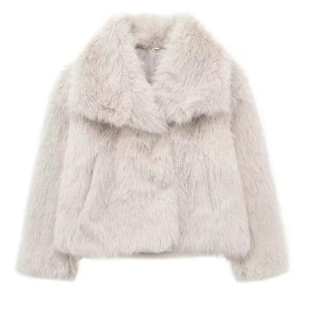 Heritage Faux Fur Coat