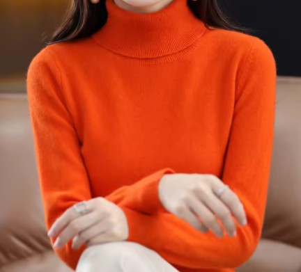 Merino Wool Turtleneck Sweater