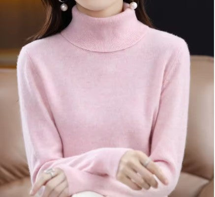 Merino Wool Turtleneck Sweater
