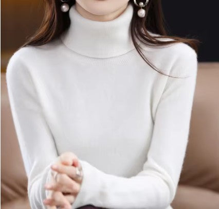 Merino Wool Turtleneck Sweater