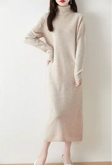 Contour Merino Wool Midi Dress