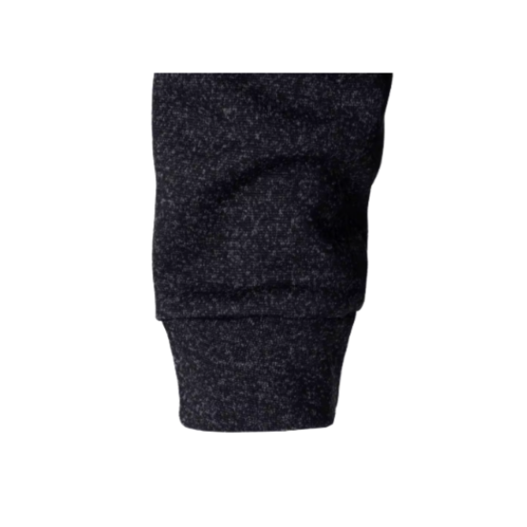 Leather Padded Knit Sweater