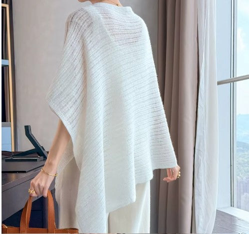 Merino Wool Shimmer Cape