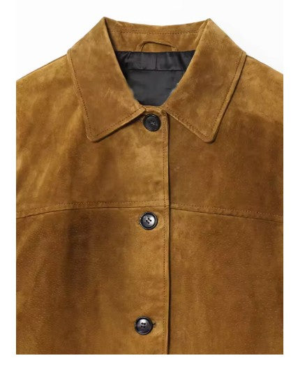 Heritage Suede Effect Jacket