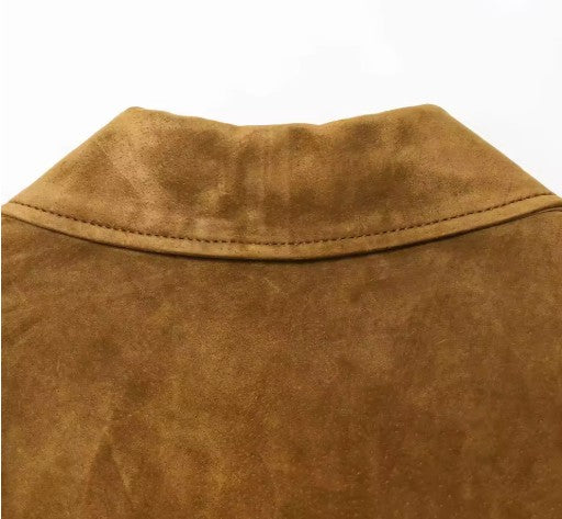 Heritage Suede Effect Jacket