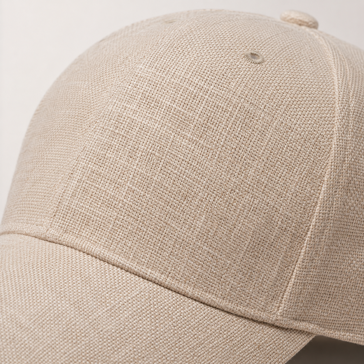 Linen Texture Summer Cap