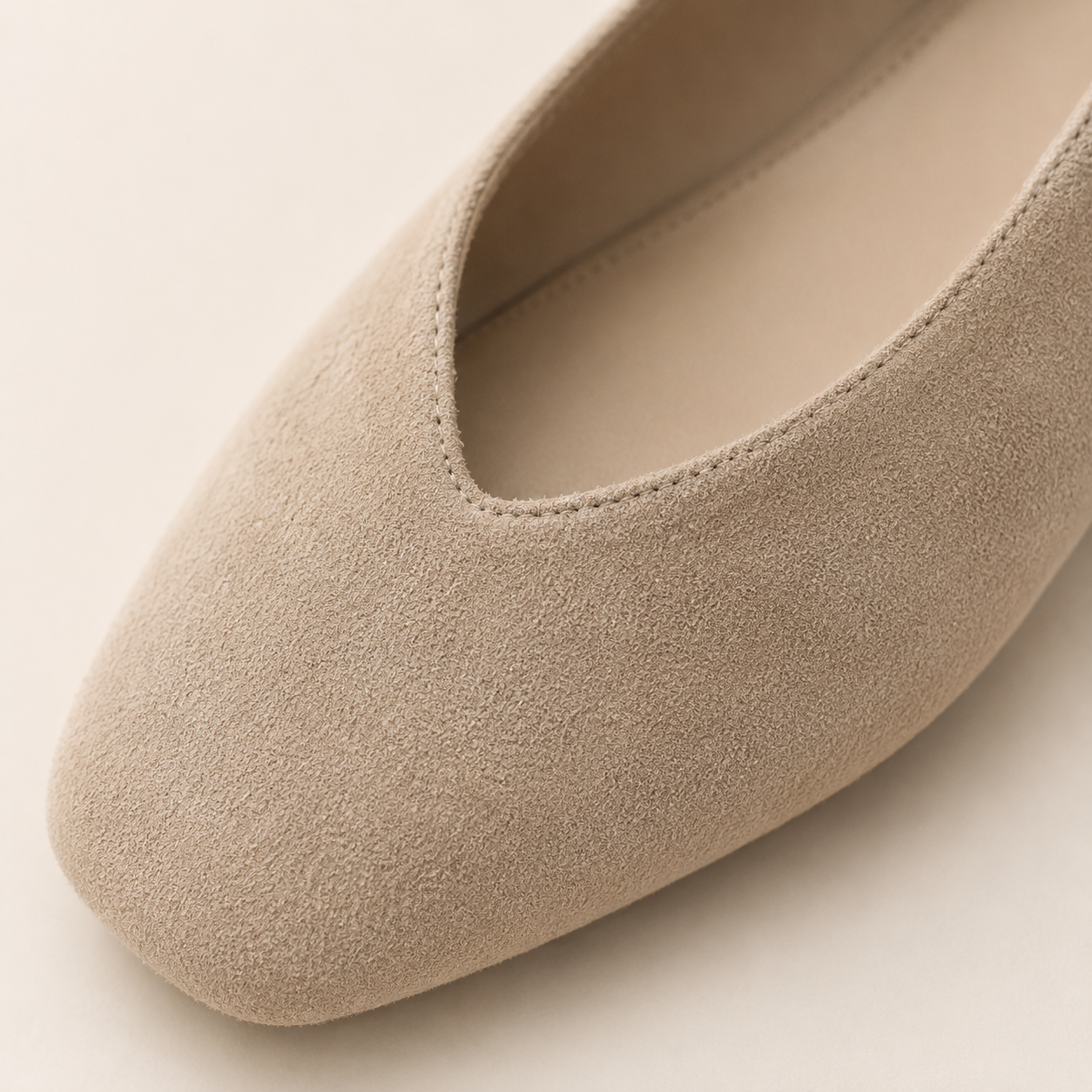 Women’s Suede-Finish Ballet Flats