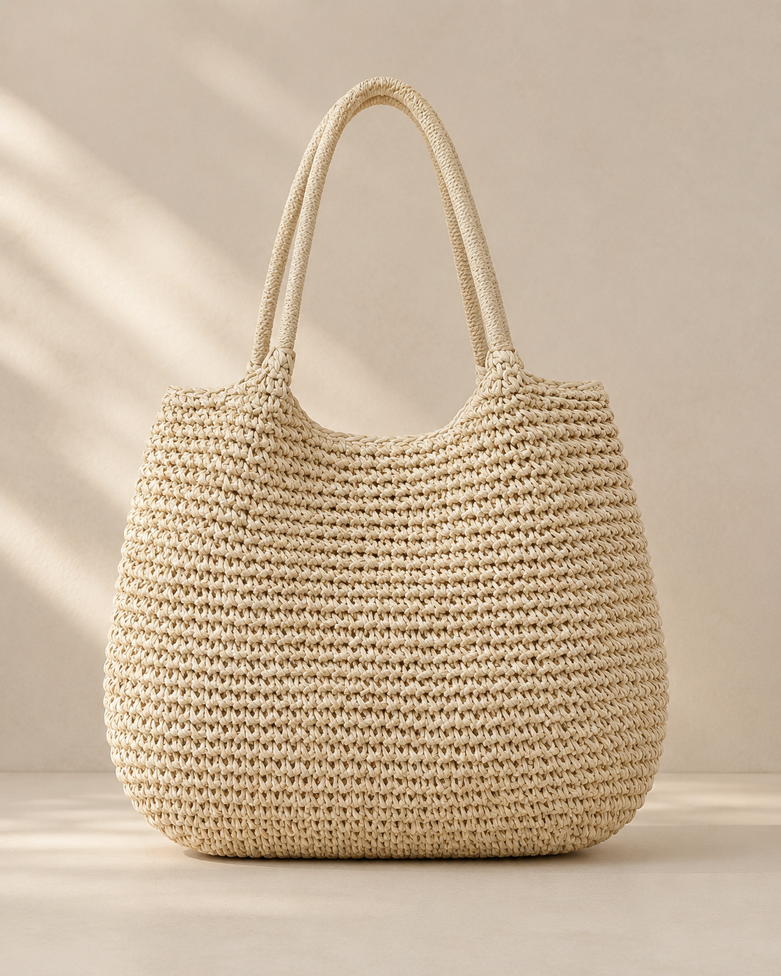 Riviera Woven Natural Fibre Tote Bag