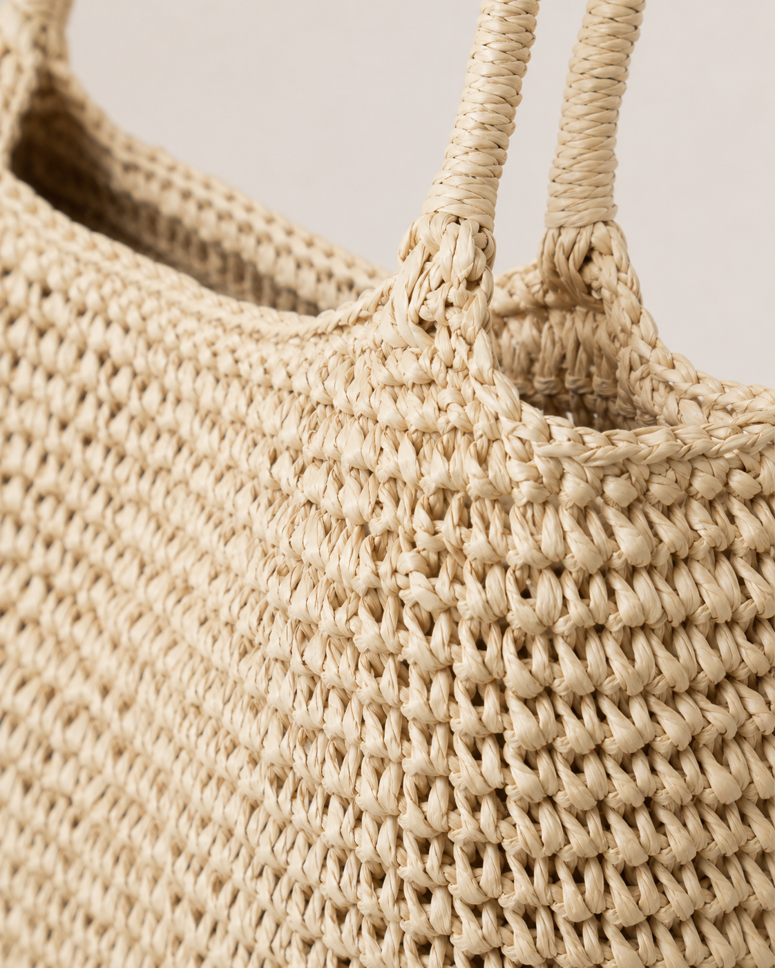 Riviera Woven Natural Fibre Tote Bag