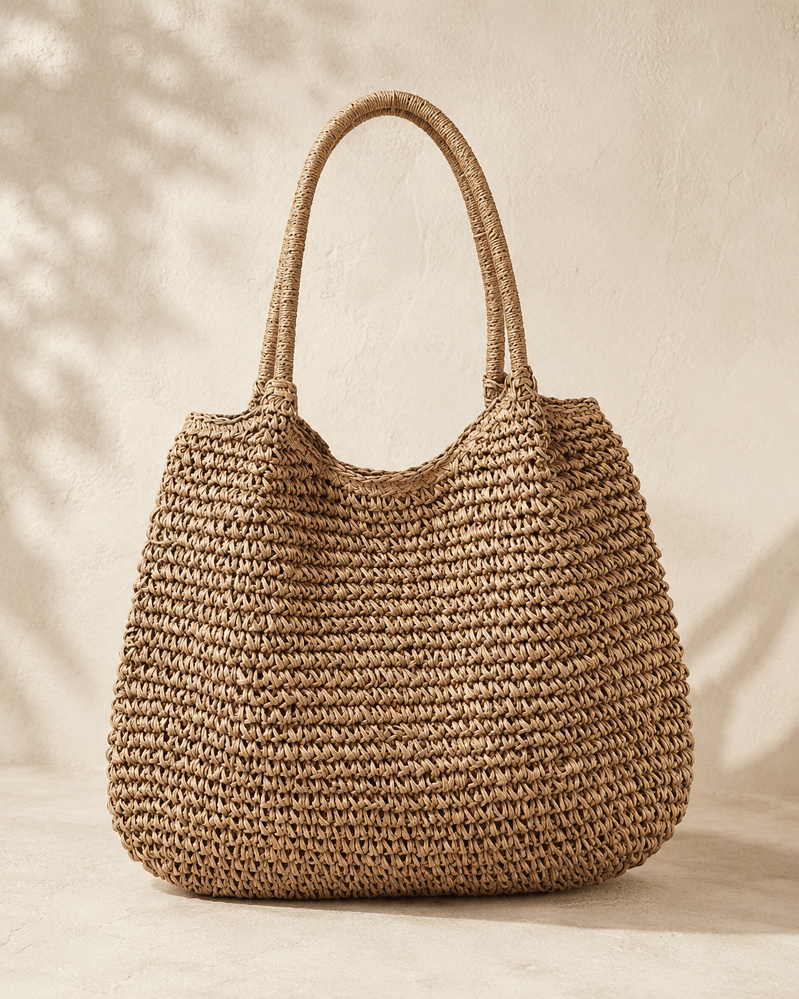 Riviera Woven Natural Fibre Tote Bag