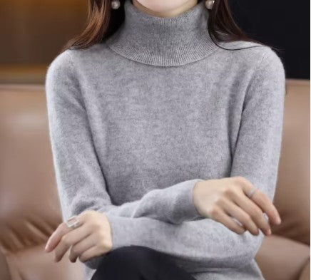 Merino Wool Turtleneck Sweater