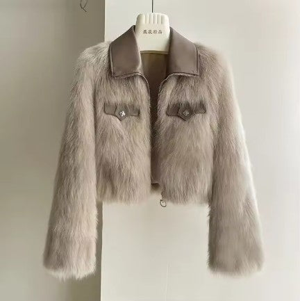 Atelier Short Faux Fur Jacket