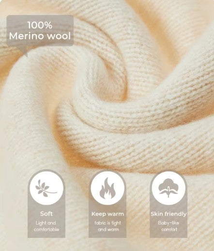 Merino Wool Wide-Leg Trousers