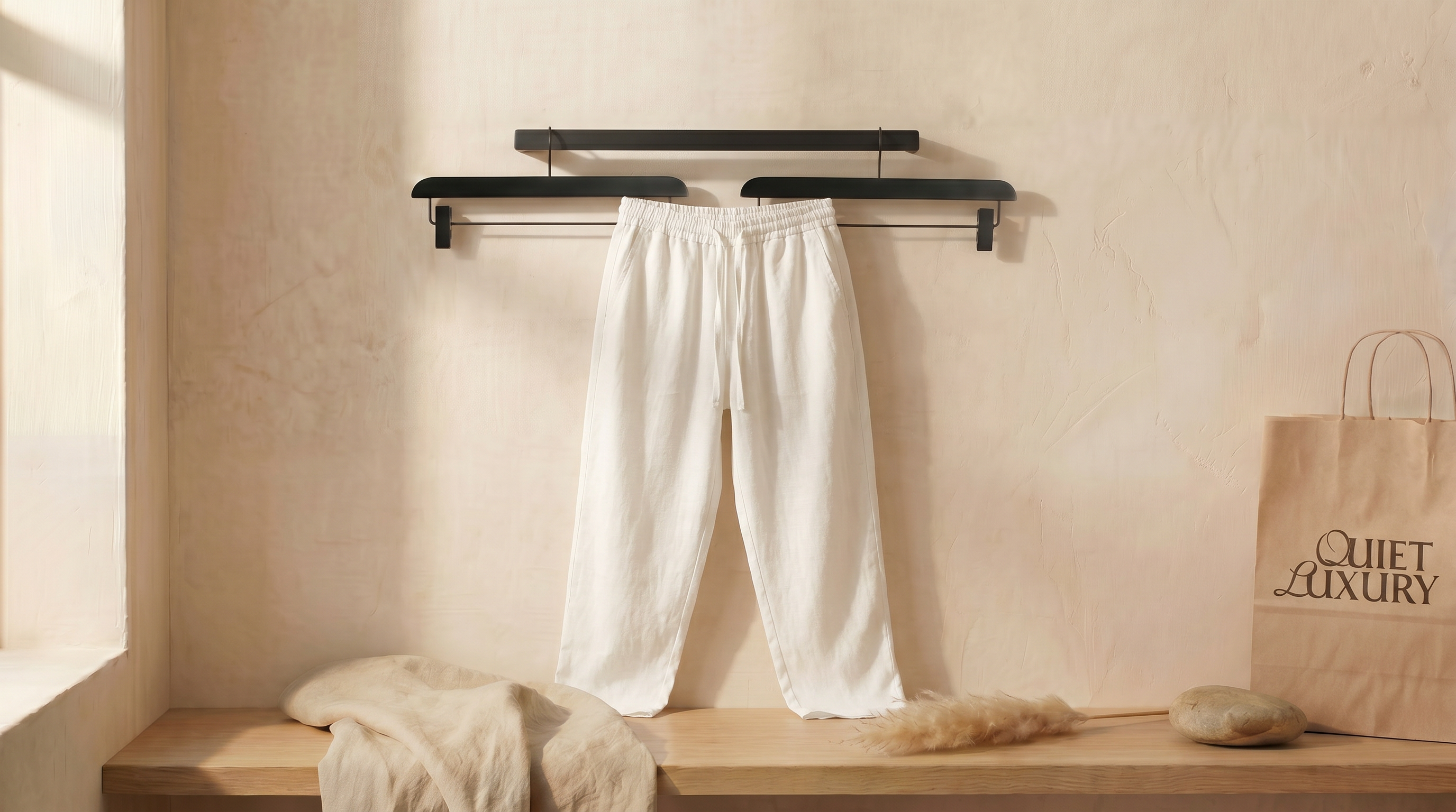 Linen Santorini Baggy Trousers
