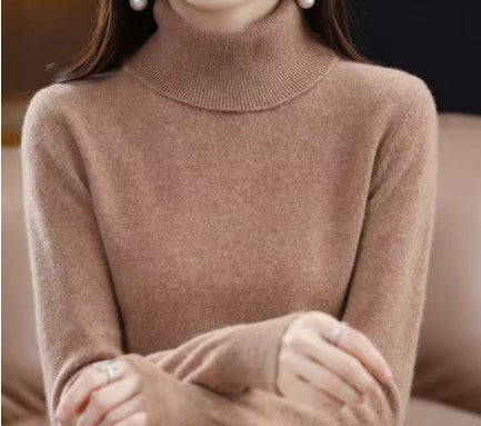 Merino Wool Turtleneck Sweater