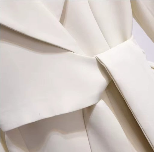 Combed Wool Feminine Overcoat