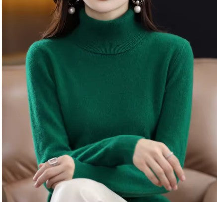 Merino Wool Turtleneck Sweater
