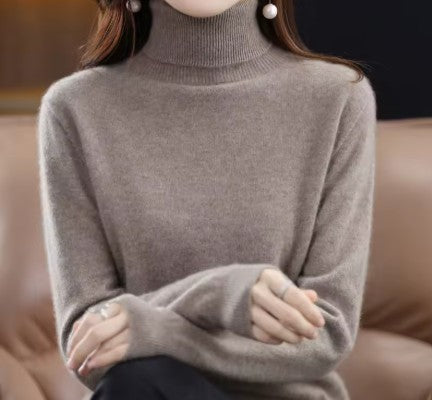 Merino Wool Turtleneck Sweater
