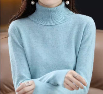 Merino Wool Turtleneck Sweater